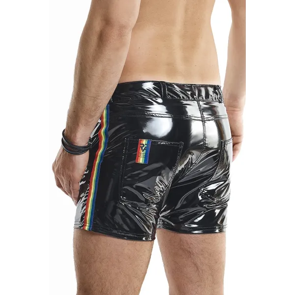 Herren Shorts RMFelicianoRBW schwarz von Pride Festih Line | Fesselliebe.de