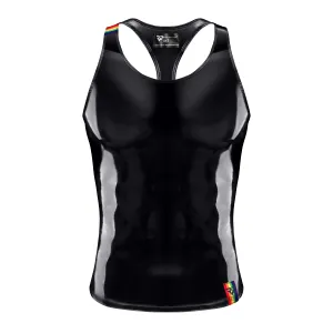 PVC Herren Tank Top RMFilippoRBW schwarz von Pride Festih Line