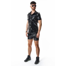 PVC Herren T-Shirt RMLuigiRBW schwarz von Pride Festih Line | Fesselliebe.de