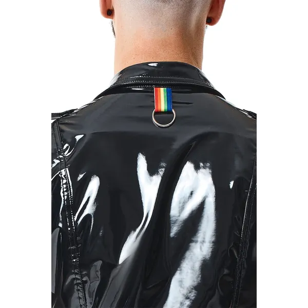 PVC Herren T-Shirt RMLuigiRBW schwarz von Pride Festih Line | Fesselliebe.de