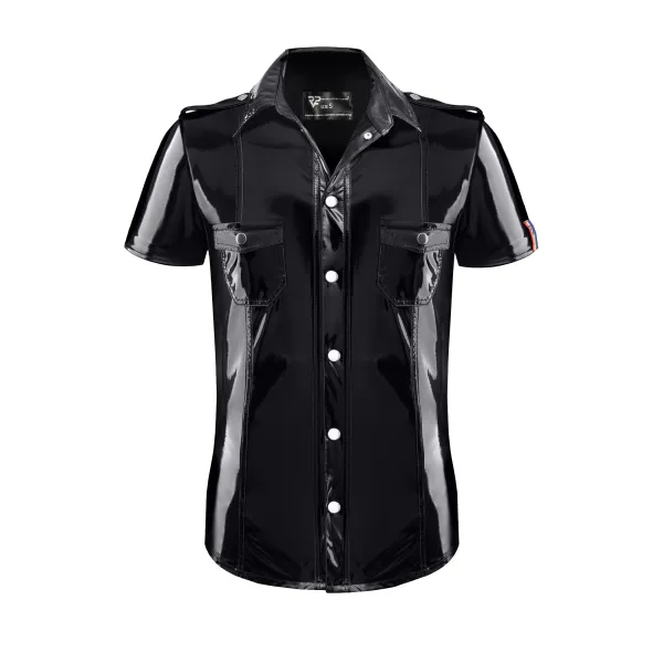 PVC Herren T-Shirt RMLuigiRBW schwarz von Pride Festih Line | Fesselliebe.de