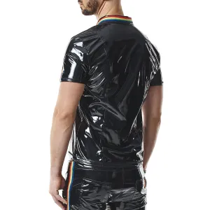 PVC Polo Shirt RMRaffaeleRBW schwarz von Pride Festih Line