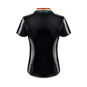PVC Polo Shirt RMRaffaeleRBW schwarz von Pride Festih Line