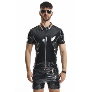 PVC Herren Polo Shirt RMRemigioRBW schwarz von Pride Festih Line