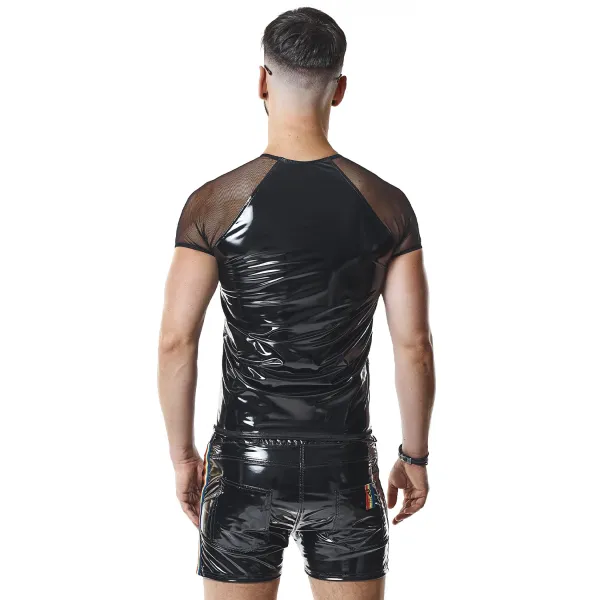 PVC Herren T-Shirt RMSandroRBW schwarz von Pride Festih Line | Fesselliebe.de