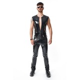PVC Herren Weste RMTaddeoRBW schwarz von Pride Festih Line | Fesselliebe.de