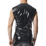 PVC Herren Weste RMTaddeoRBW schwarz von Pride Festih Line | Fesselliebe.de