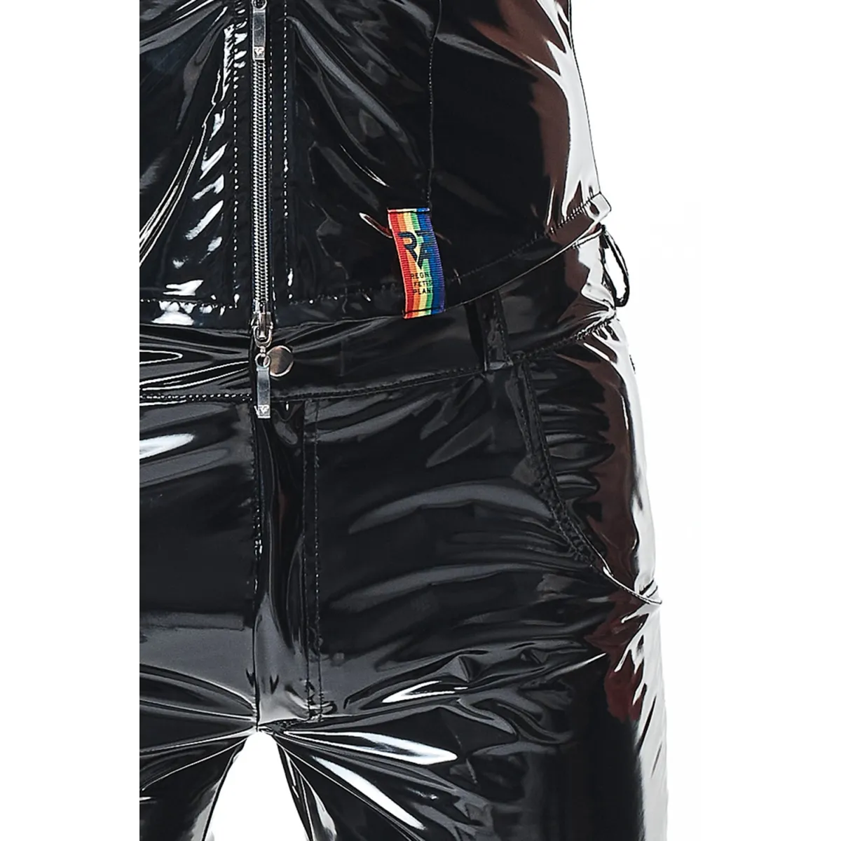 PVC Herren Weste RMTaddeoRBW schwarz von Pride Festih Line | Fesselliebe.de