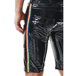 Herren PVC Shorts RMUmbertoRBW schwarz von Pride Festih Line