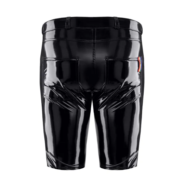 Herren PVC Shorts RMUmbertoRBW schwarz von Pride Festih Line | Fesselliebe.de