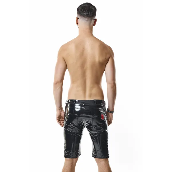 Herren PVC Shorts RMFlavioPVC schwarz von nextGEN Collection | Fesselliebe.de