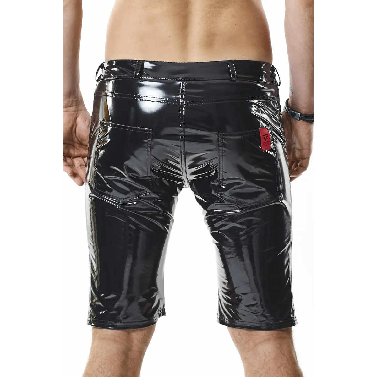 Herren PVC Shorts RMFlavioPVC schwarz von nextGEN Collection | Fesselliebe.de