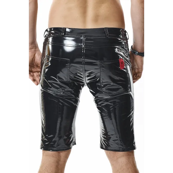 Herren PVC Shorts RMFlavioPVC schwarz von nextGEN Collection | Fesselliebe.de