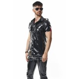 PVC Herren T-Shirt RMLeonardoPVC schwarz nextGEN Collection | Fesselliebe.de