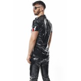 PVC Herren T-Shirt RMLeonardoPVC schwarz nextGEN Collection | Fesselliebe.de