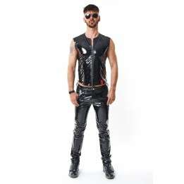 PVC Herren Weste RMOtelloPVC schwarz von nextGEN Collection | Fesselliebe.de