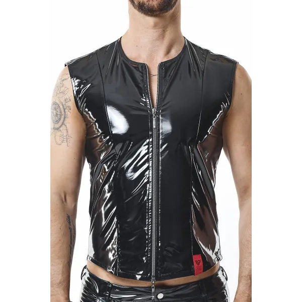 PVC Herren Weste RMOtelloPVC schwarz von nextGEN Collection | Fesselliebe.de