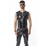 PVC Herren Weste RMOtelloPVC schwarz von nextGEN Collection | Fesselliebe.de