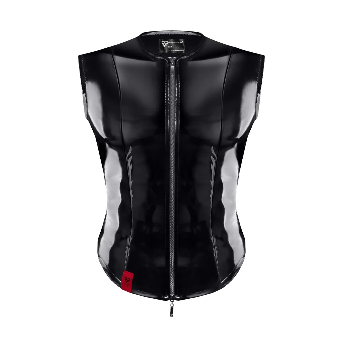 PVC Herren Weste RMOtelloPVC schwarz von nextGEN Collection | Fesselliebe.de