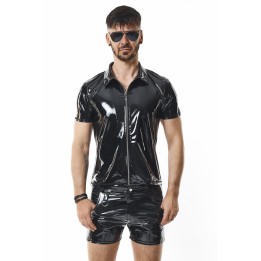 PVC Herren Polo Shirt RMRoccoPVC schwarz von nextGEN Collection | Fesselliebe.de