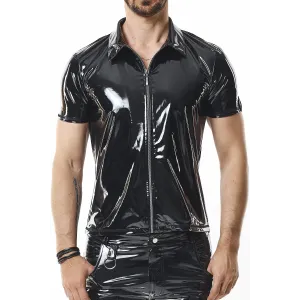 PVC Herren Polo Shirt RMRoccoPVC schwarz von nextGEN Collection