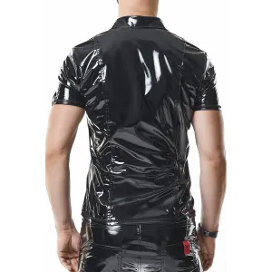 PVC Herren Polo Shirt RMRoccoPVC schwarz von nextGEN Collection