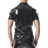 PVC Polo Shirt RMRodolfoPVC schwarz von nextGEN Collection | Fesselliebe.de