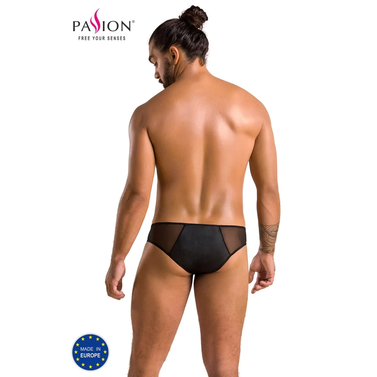 Schwarzer Herren Slip 042 von Passion | Fesselliebe.de