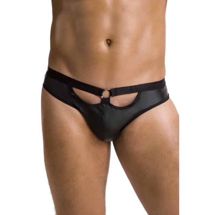 Schwarzer Männer Slip ouvert 041 von Passion | Fesselliebe.de