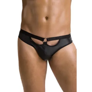 Schwarzer Männer Slip ouvert 041 von Passion | Fesselliebe.de