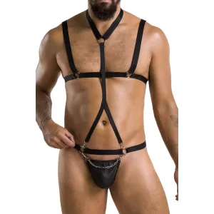 Schwarzes Harness Set 039 von Passion | Fesselliebe.de