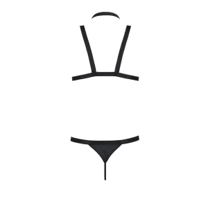 Schwarzes Harness Set 039 von Passion