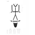 Schwarzes Harness Set 039 von Passion