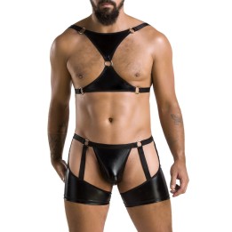 2-teilgies Herren Set 047 schwarz von Passion | Fesselliebe.de