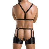 2-teilgies Herren Set 047 schwarz von Passion | Fesselliebe.de