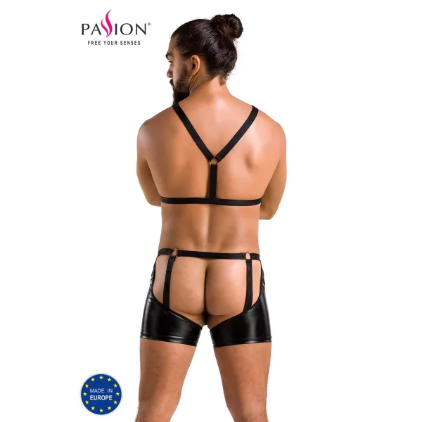 2-teilgies Herren Set 047 schwarz von Passion | Fesselliebe.de
