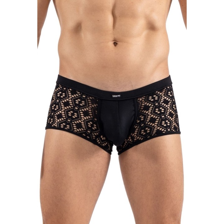Schwarzer Boxer Shorts 2407-67 von Look Me | Fesselliebe.de
