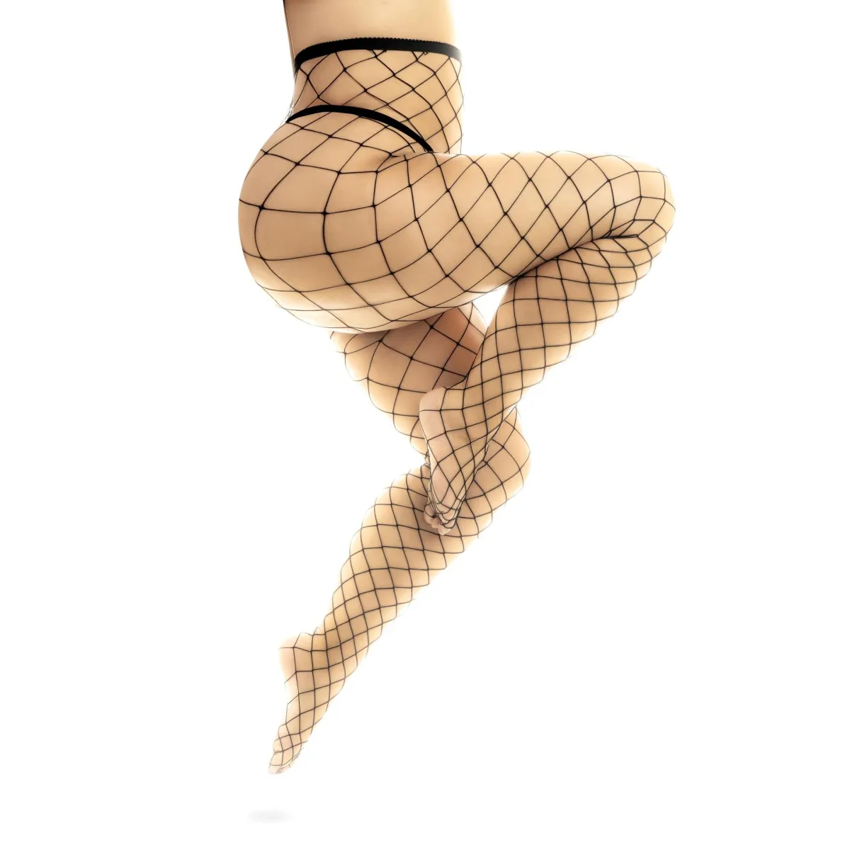 Grobnetz Strumpfhose – MAL1106XBLK von Mapale | Fesselliebe.de