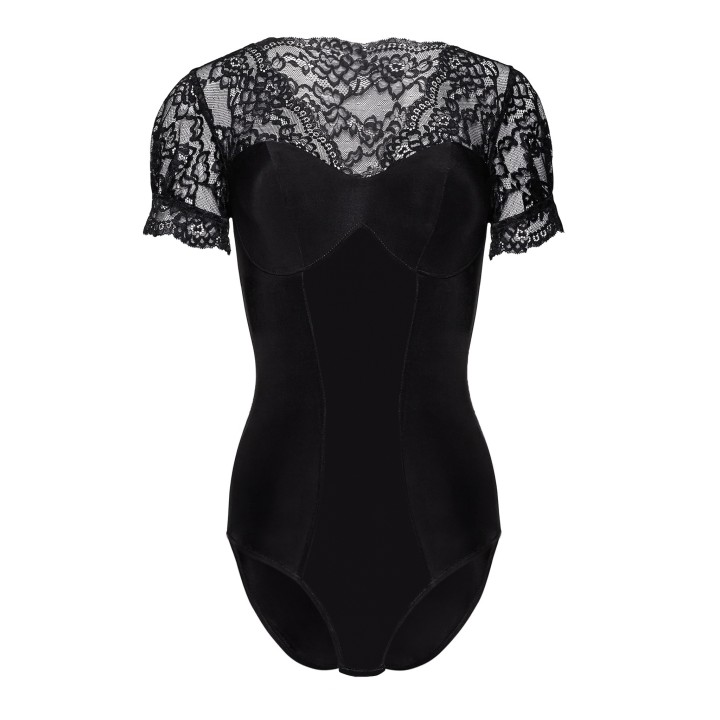 Schwarzer Body mit Spitze KA923338 von Kalimo | Fesselliebe.de