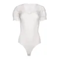 Ecru Body mit Spitze KA923333 von Kalimo