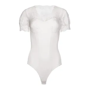 Ecru Body mit Spitze KA923333 von Kalimo