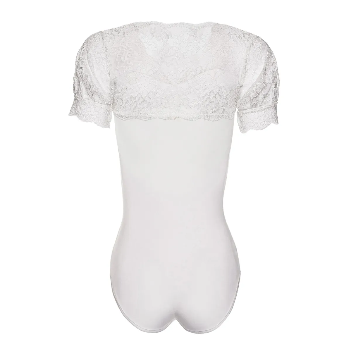 Ecru Body mit Spitze KA923333 von Kalimo | Fesselliebe.de
