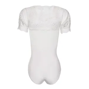 Ecru Body mit Spitze KA923333 von Kalimo