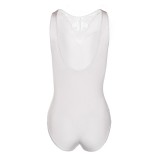 Ecru Body mit Netzeinsatz und Spitze KA923323 von Kalimo | Fesselliebe.de