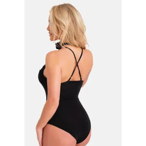 Schwarzer Microfaser Body KA923571 von Kalimo