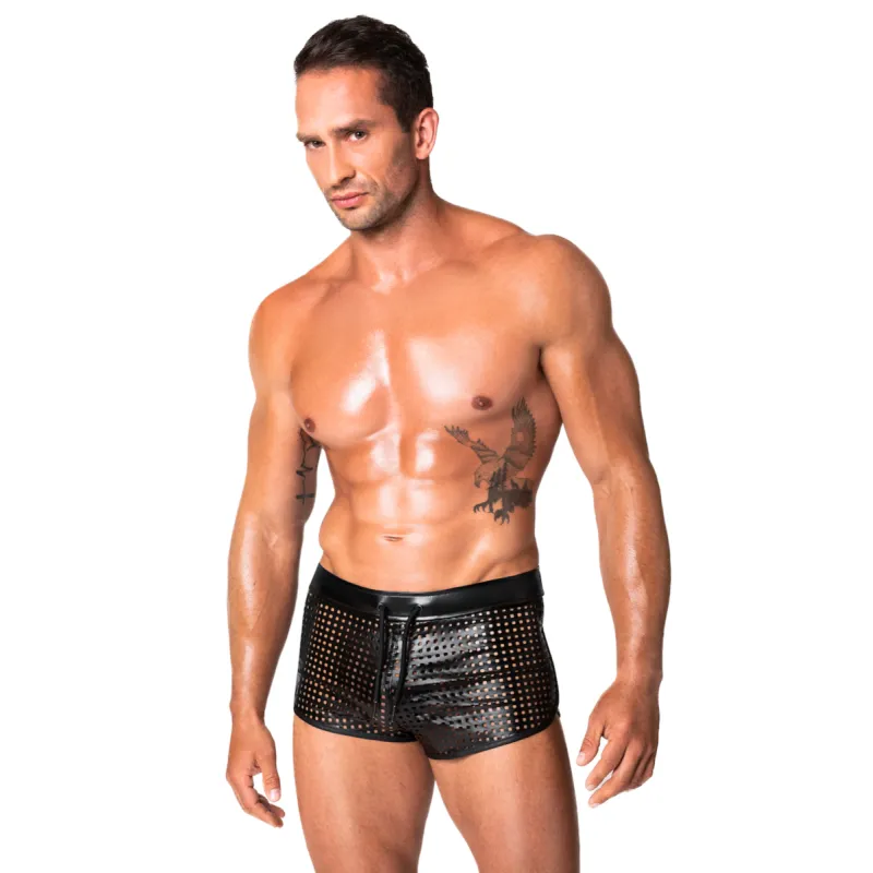 Schwarze Shorts H079 von Noir Handmade Chaos Collection | Fesselliebe.de