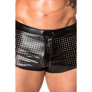 Schwarze Shorts H079 von Noir Handmade Chaos Collection