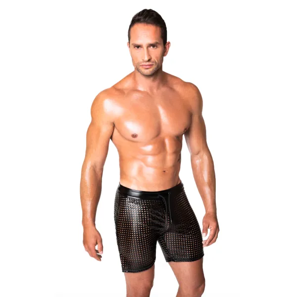 Schwarze Shorts H077 von Noir Handmade Chaos Collection | Fesselliebe.de