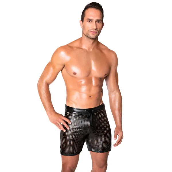 Schwarze Shorts H077 von Noir Handmade Chaos Collection | Fesselliebe.de