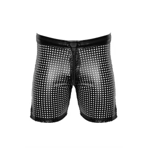 Schwarze Shorts H077 von Noir Handmade Chaos Collection